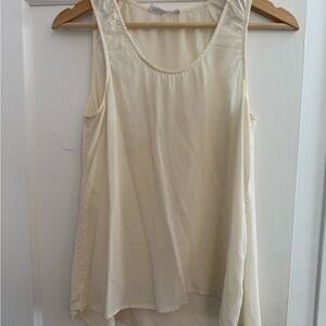 Everlane small silk tank.